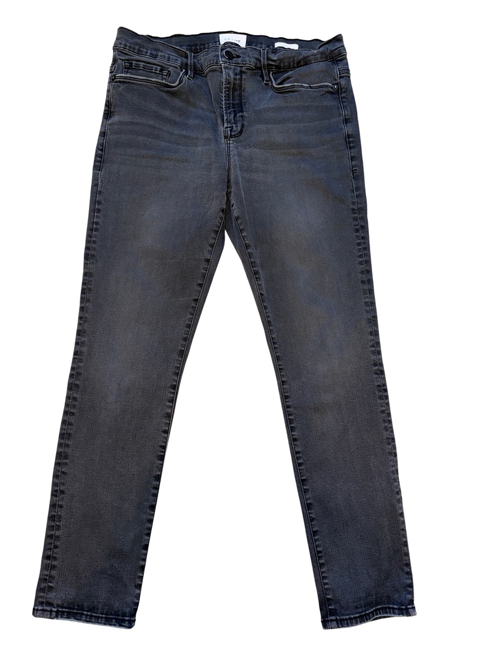 FRAME Denim “Le Garcon” Slim Boyfriend Kerry Black Wash Jeans 30